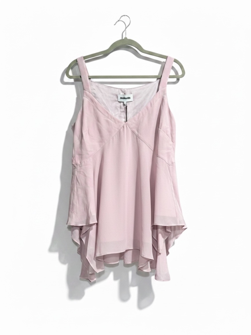 🌞Saint Art Raina Top Dusty Pink Tiered Flowy Cami NWT Size Medium